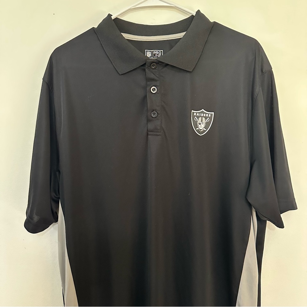 Fanatics NFL Pro Line Las Vegas Raiders Men’s Polo Size XL - Picture 2 of 7